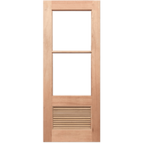 Wooden door with 2 glass panels. Paddington2L-LV