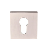 Q Series Square Euro Escutcheon - 55mm (Pair)