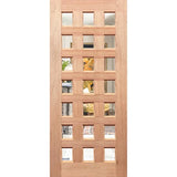 Regal 21G Entrance Door made of solid maple timber with a 5mm clear glass insert
