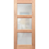 Regal 3G Entrance Door with translucent glazing and solid maple timber construction