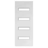 Duramax FLAR12SST smooth composite entrance door with translucent glazing