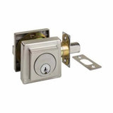 Square Slimline Deadbolt - Single Cylinder (Key/Turn)