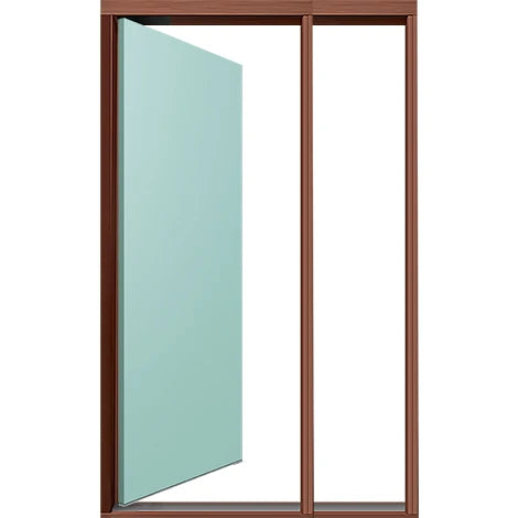 Standard Entry Frames C/D Single Door & 1x Unglazed Side Panel