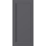 Parkwood Strata DG 1P Aluminium Entrance Door in Matt Woodland Grey