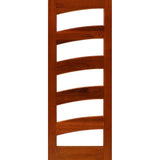 Corinthian Sunburst SUN AL Merbau hardwood entrance door with splayed glazing beads