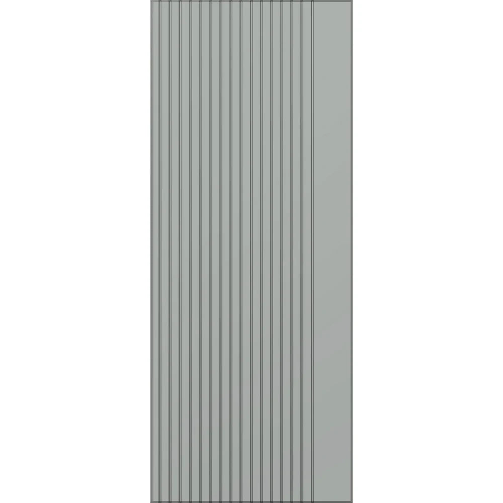 Thermtek VV53 - Batten 40 with Stile (50mm) - Matt Gull Grey