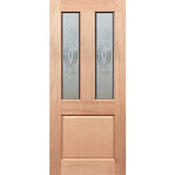 Traditional-1P Entrance - Minto Bevel Frost Engraved