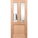 Traditional-1P Internal Mirror solid timber door featuring a single mirrored panel