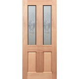 Traditional Entrance - Minto Bevel Frost Engraved