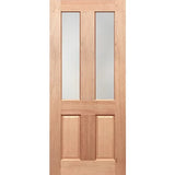 Traditional Double Glazed Timber Door | Translucent Glass
