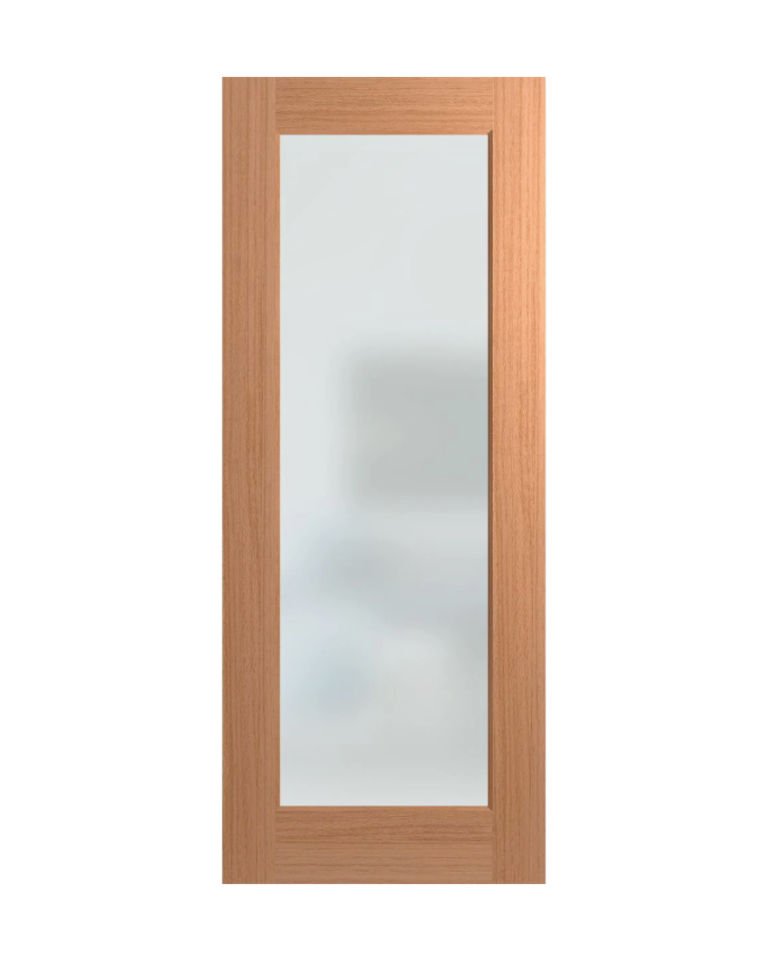 Hume JST1 Joinery entrance door shown from an angle highlighting glazing and timber construction