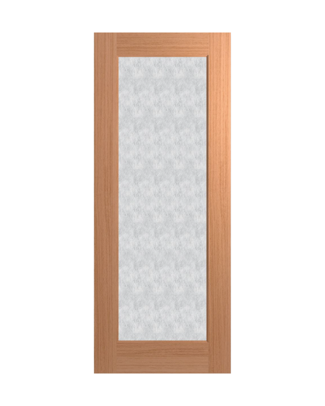Internal view of the JST1 door showing light transfer through the clear glazed panels