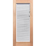 Venetian French 1L internal door made of solid maple timber with a single glazed panel