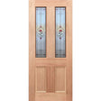 Victorian VG Rose Jewel Spotswood Frost internal timber door with frosted glass panels