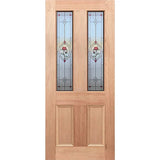 Victorian VG Rose Jewel Spotswood Frost internal timber door with frosted glass panels