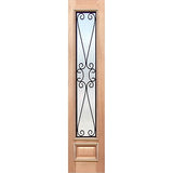 Wrought Iron-1 SL (Long) Entrance - Cathedral