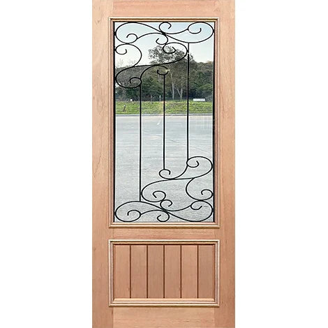 Wrought Iron-2-VGroove Entrance - Clear