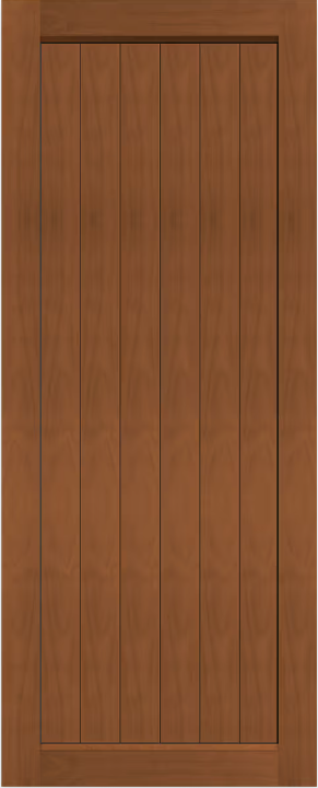 Elite Aluminium XE21 entrance door shown in Maple timber look finish