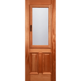 Wood door with glass window. Zanzibar EN903AO