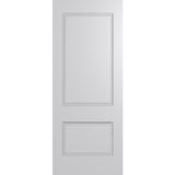 Hume Doors Humecraft HMC2 Primecoat MDF internal door featuring a broad square carved design