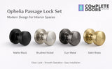 Ophelia Door Handle Set