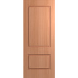 Hume Doors Humecraft HMC2 internal door showing Sliced Pacific Maple timber veneer with broad square carved designs